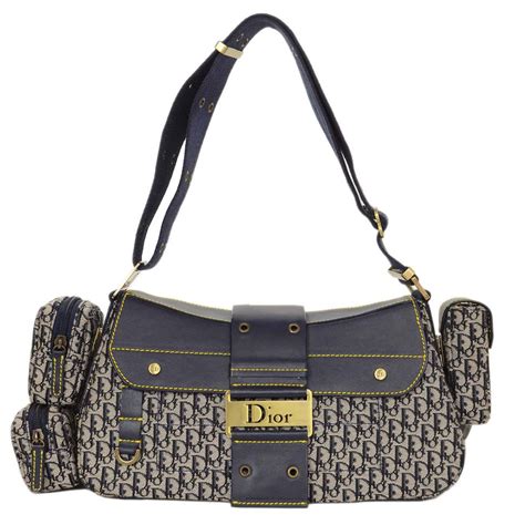 christian dior handbag blue.